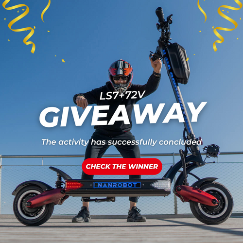 Winner Announcement for the Nanrobot LS7+ 72V Electric Scooter Giveaway!