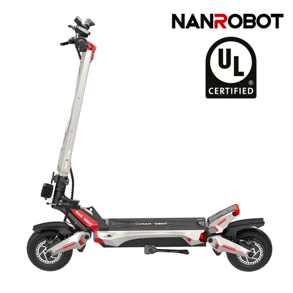 NANROBOT N6 72V Electric Scooter-sliver&red