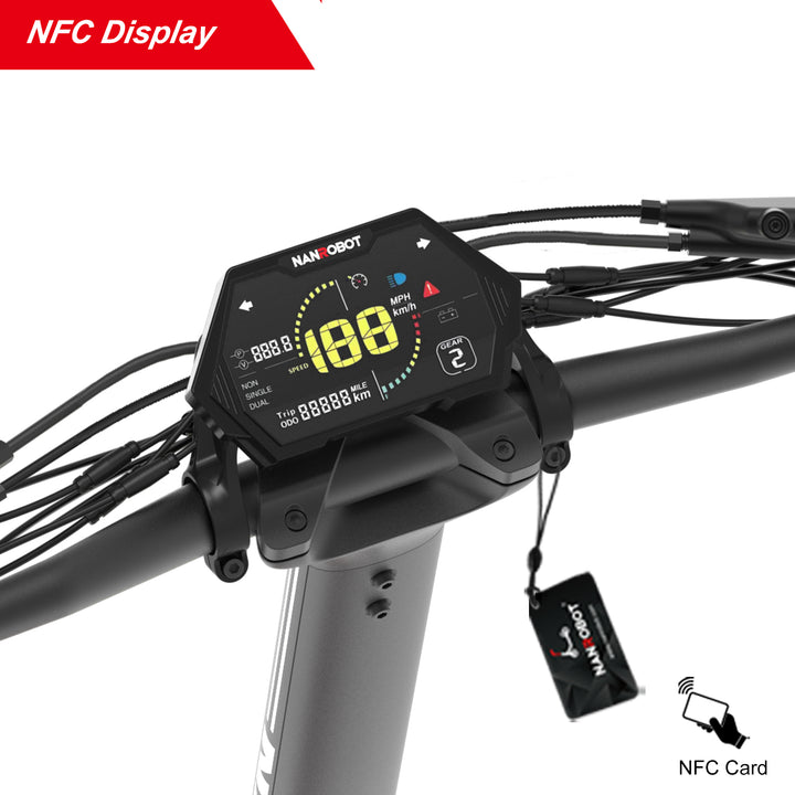 NANROBOT LS7+72V Electric Scooter NFC Display